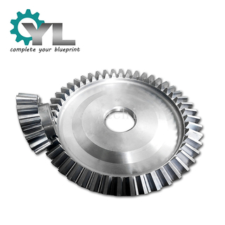 OEM Factory CNC Gear Hobbing Cement Mixer 30CrNiMo8 Crown Ring 45 Degree Steering Gear Bevel Gear