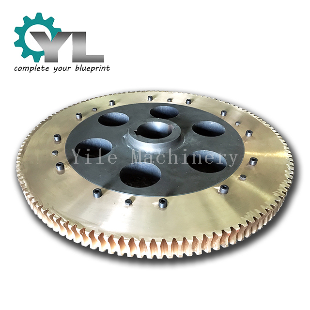 Steel Rolling Mill Cooling Bed Tin Bronze Worm Gear