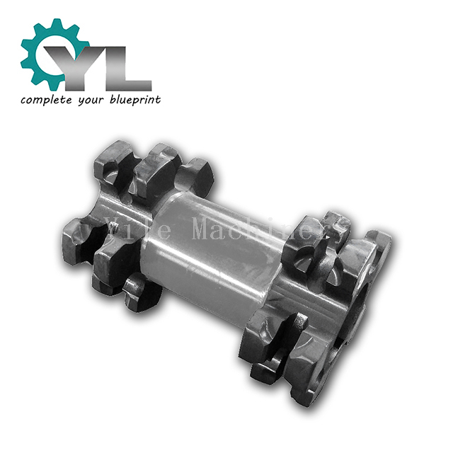 Coal Plant Conveyor Casting Iron Roller Wheel Sprocket Double Chain Wheel