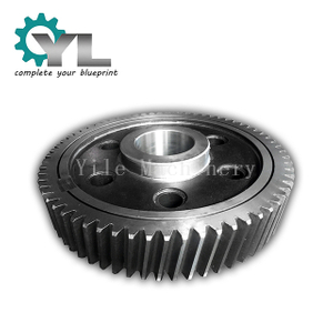 Mining Industrial Reducer Gearbox Carbon Steel C45 Forging Straight Tooth Gear Wheel