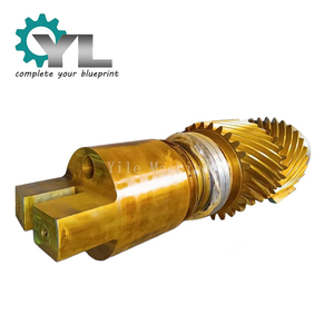 Na-customize na Malaking Steel Forging Driving Gear Spindle